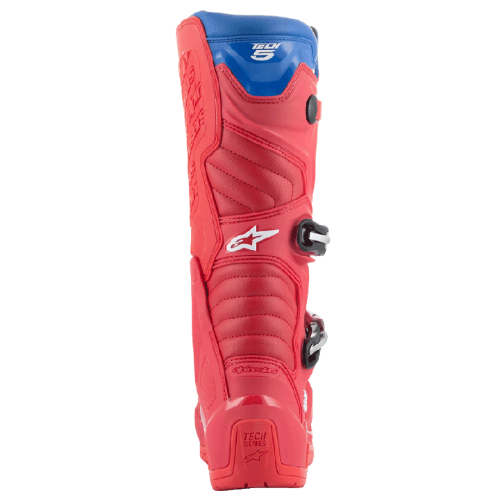 Bottes Alpinestars tech 5 rouge/bleu 2025 | Oxmoto