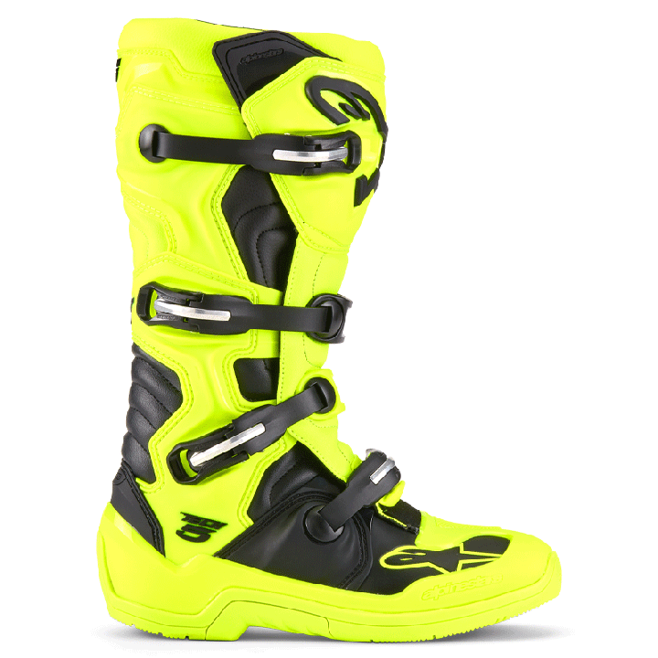 Bottes Alpinestars tech 5 jaune/noir 2025 | Oxmoto