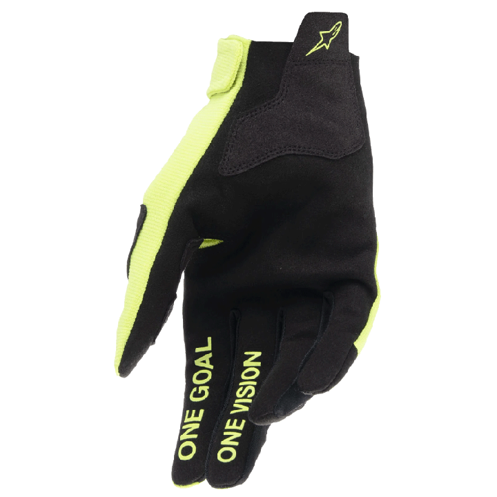 Gants enfant Alpinestars radar jaune fluo | Oxmoto