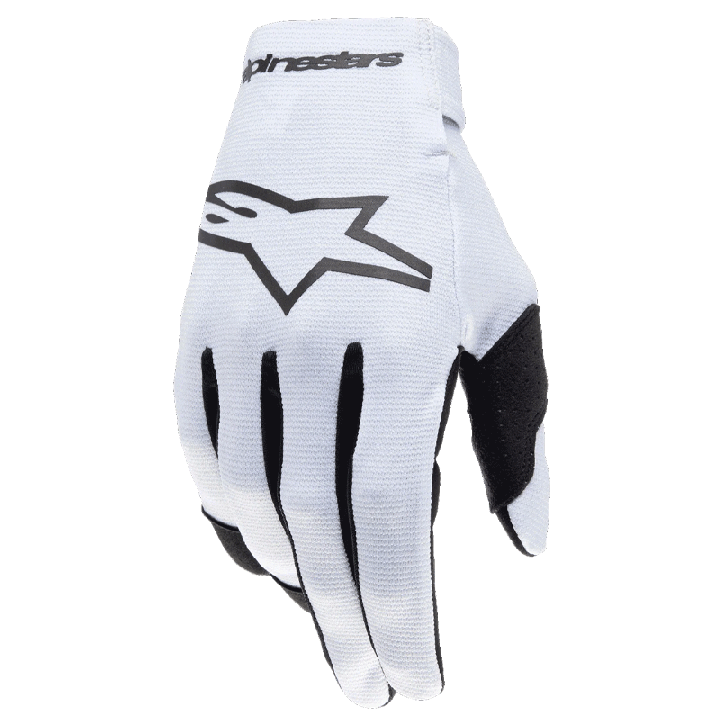 Gants enfant Alpinestars radar blanc/gris 2025 | Oxmoto