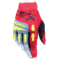 Gants enfant Alpinestars full bore rouge/bleu/jaune 2025
