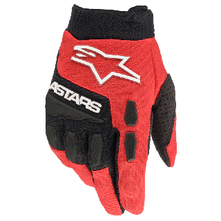 Gants enfant Alpinestars full bore rouge/noir 2025 | Oxmoto