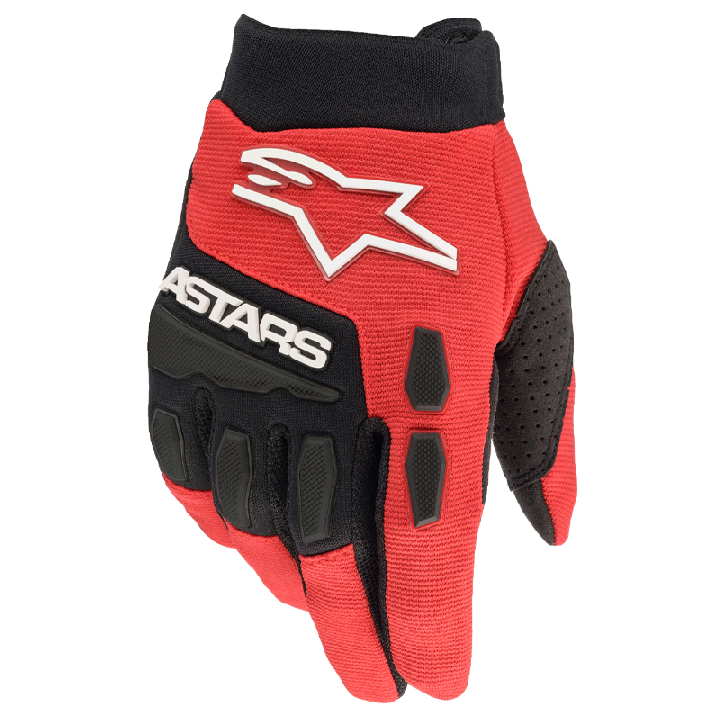 Gants enfant Alpinestars full bore rouge/noir 2025 | Oxmoto