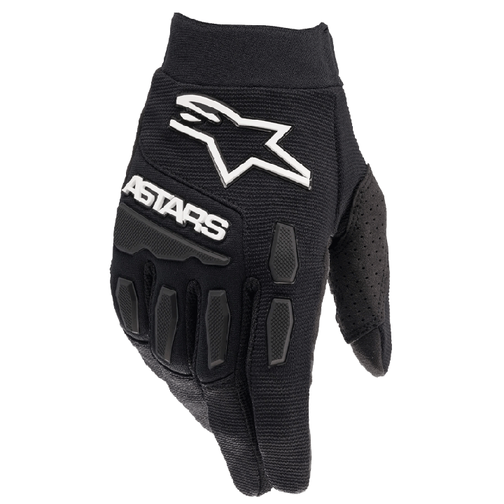 Gants Alpinestars full bore noir/blanc 2025 | Oxmoto