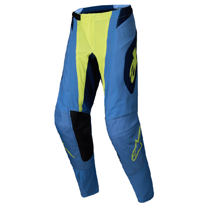 Pantalon Alpinestars techstar melt jaune/bleu 2025 | Oxmoto
