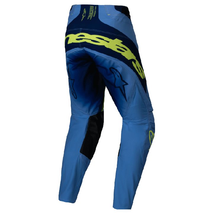 Pantalon Alpinestars techstar melt jaune/bleu 2025 | Oxmoto
