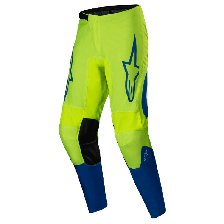 Pantalon Alpinestars fluid haul jaune/bleu 2025 | Oxmoto