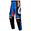 Pantalon enfant Alpinestars racer melt orange/bleu 2025