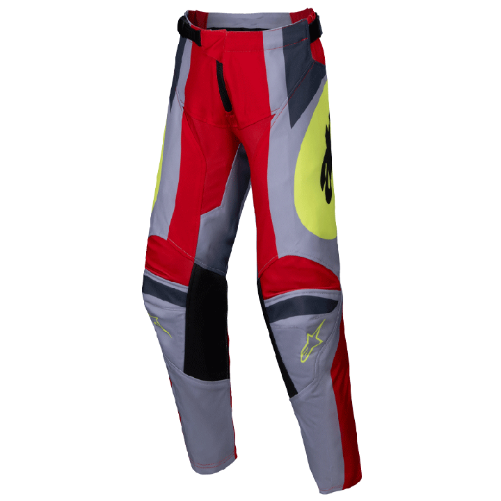Pantalon enfant Alpinestars racer melt rouge/gris 2025