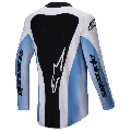Maillot Alpinestars techstar melt noir/bleu 2025 | Oxmoto