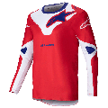Maillot Alpinestars racer veil rouge/blanc 2025 | Oxmoto