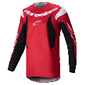 Maillot Alpinestars fluid haul rouge/noir 2025 | Oxmoto
