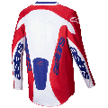 Maillot Alpinestars racer veil rouge/blanc 2025 | Oxmoto