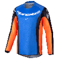 Maillot enfant Alpinestars racer melt orange/bleu 2025