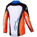 Maillot enfant Alpinestars racer melt orange/bleu 2025