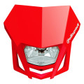 Plaque phare universelle rouge | Oxmoto