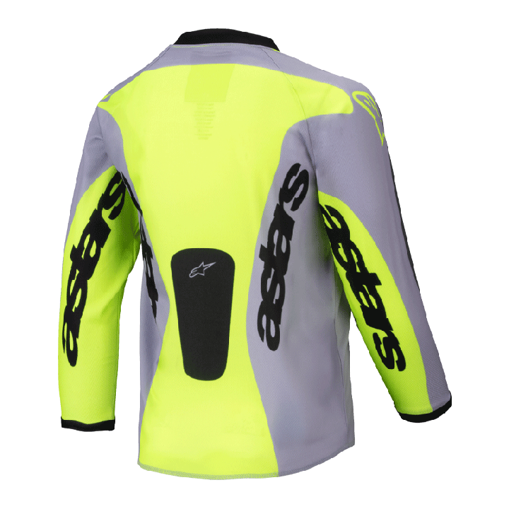 Maillot enfant Alpinestars racer kids gris/jaune 2025