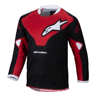 Maillot enfant Alpinestars racer kids noir/rouge 2025