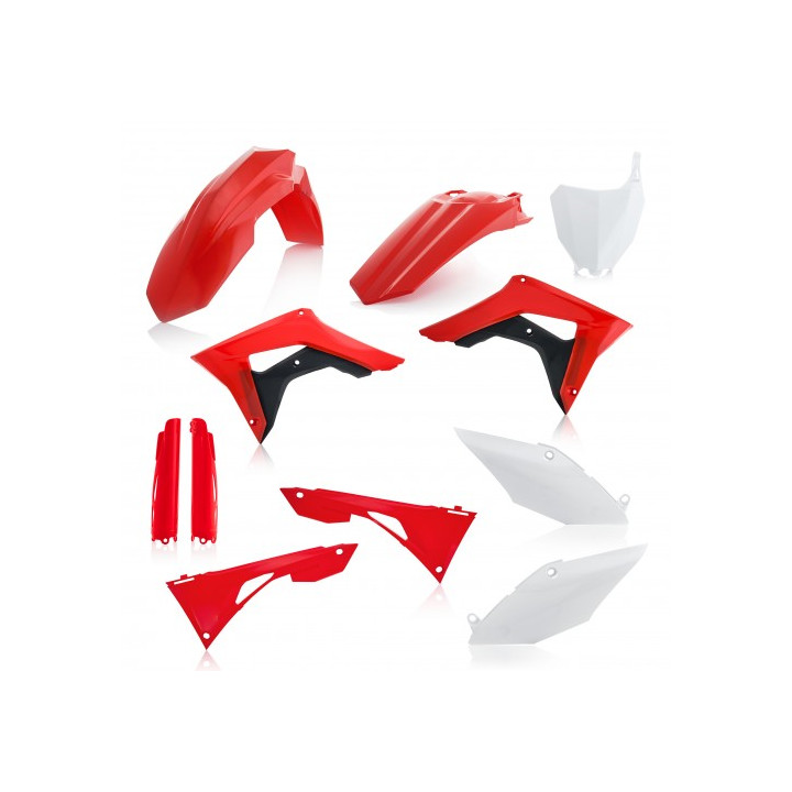 Kit plastiques complet crf 19-20 rouge/blanc | Oxmoto
