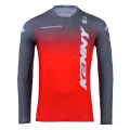 Maillot KENNY performance gradient rouge 2025 | Oxmoto
