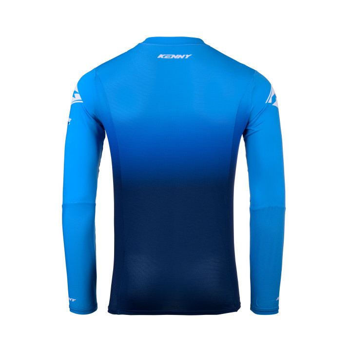 Maillot KENNY performance gradient bleu 2025 | Oxmoto