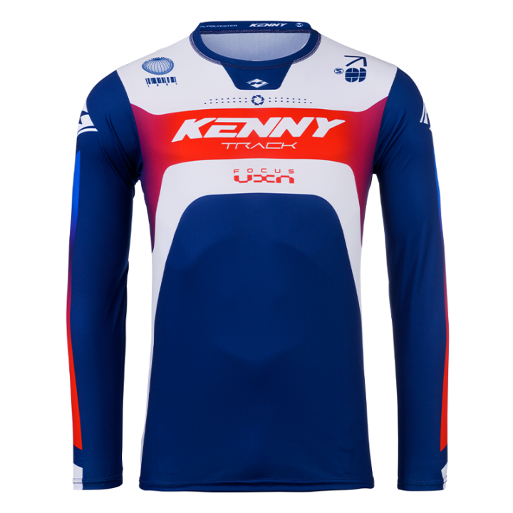 Maillot KENNY track focus patriot 2025 | Oxmoto