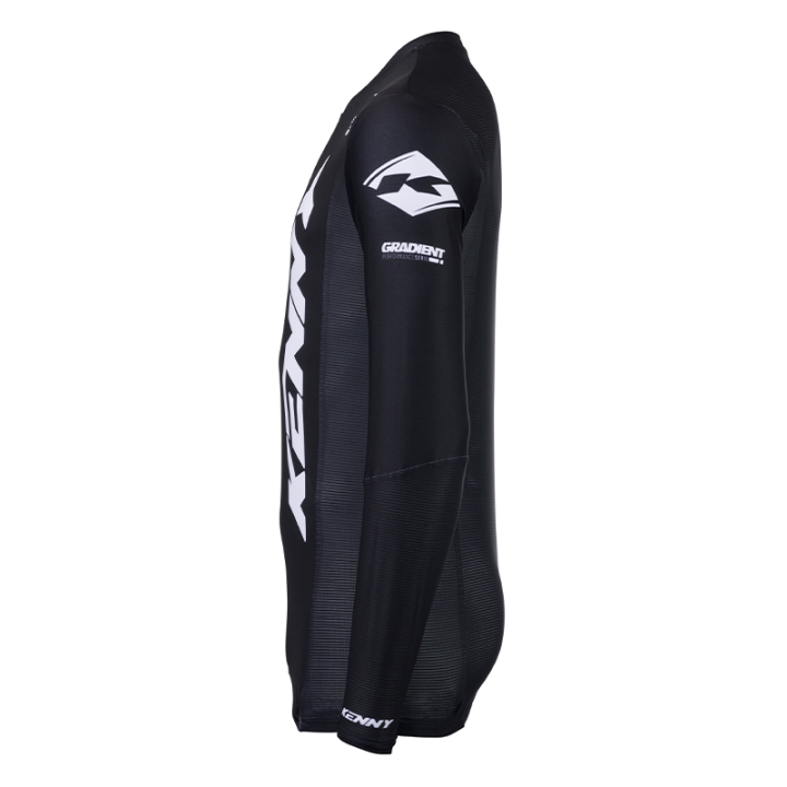 Maillot KENNY performance solid noir 2025 | Oxmoto