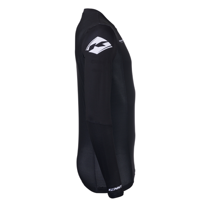 Maillot KENNY performance solid noir 2025 | Oxmoto