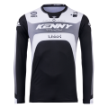 Maillot KENNY track focus noir/blanc 2025 | Oxmoto