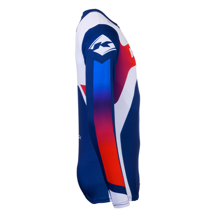 Maillot KENNY track focus patriot 2025 | Oxmoto