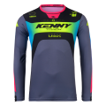 Maillot KENNY track focus jaune 2025 | Oxmoto