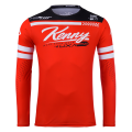 Maillot KENNY track dirt rouge 2025 | Oxmoto