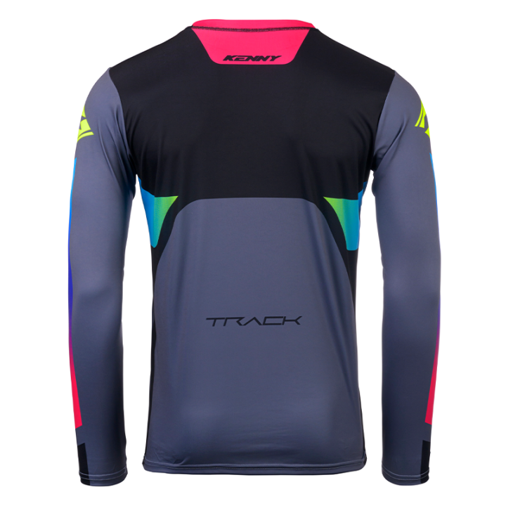 Maillot KENNY track focus jaune 2025 | Oxmoto