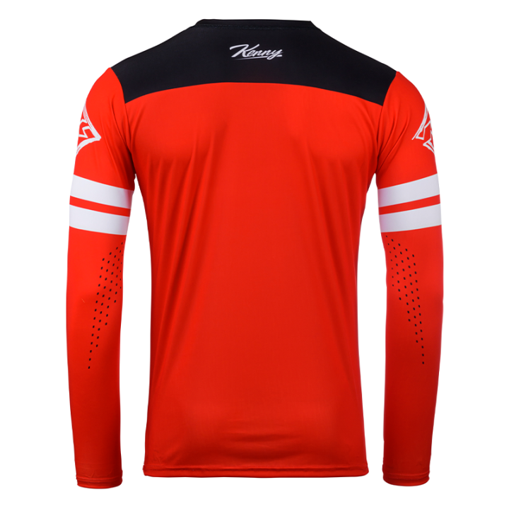Maillot KENNY track dirt rouge 2025 | Oxmoto