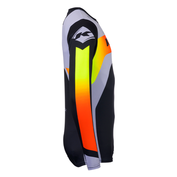 Maillot KENNY track focus gris 2025 | Oxmoto