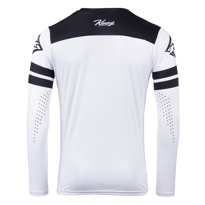 Maillot KENNY track dirt blanc 2025 | Oxmoto