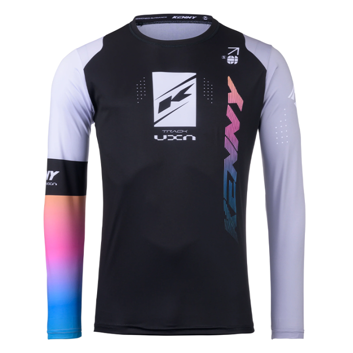 Maillot KENNY track zoom noir 2025 | Oxmoto