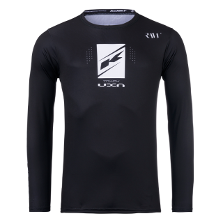 Maillot KENNY track raw noir 2025 | Oxmoto