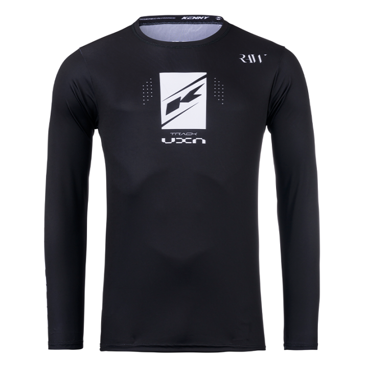 Maillot KENNY track raw noir 2025 | Oxmoto