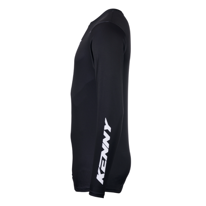 Maillot KENNY track raw noir 2025 | Oxmoto