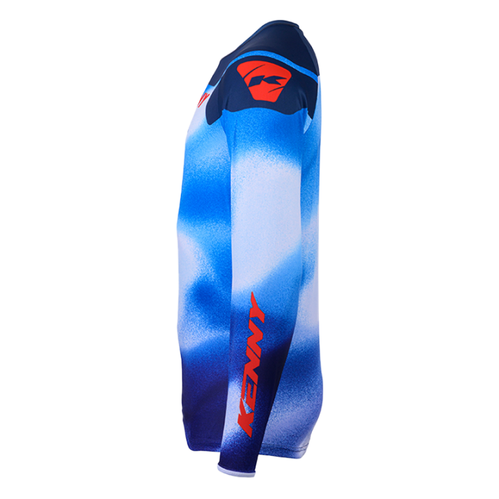 Maillot KENNY force fog bleu 2025 | Oxmoto