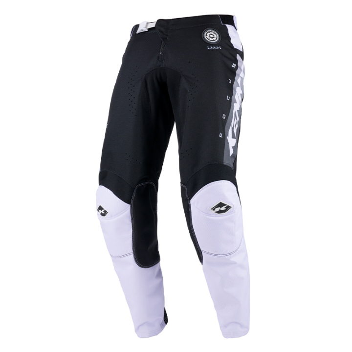 Pantalon KENNY track focus noir/blanc 2025 | Oxmoto