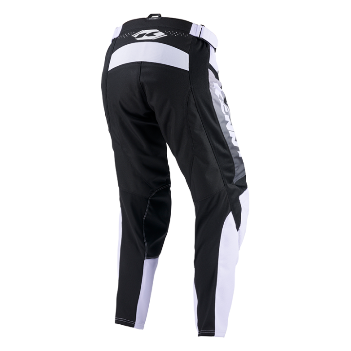 Pantalon KENNY track focus noir/blanc 2025 | Oxmoto