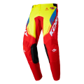 Pantalon enfant KENNY track focus jaune/rouge | Oxmoto