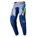 Pantalon enfant KENNY track focus bleu/jaune | Oxmoto