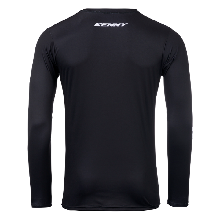 Maillot enfant KENNY track raw noir 2025 | Oxmoto