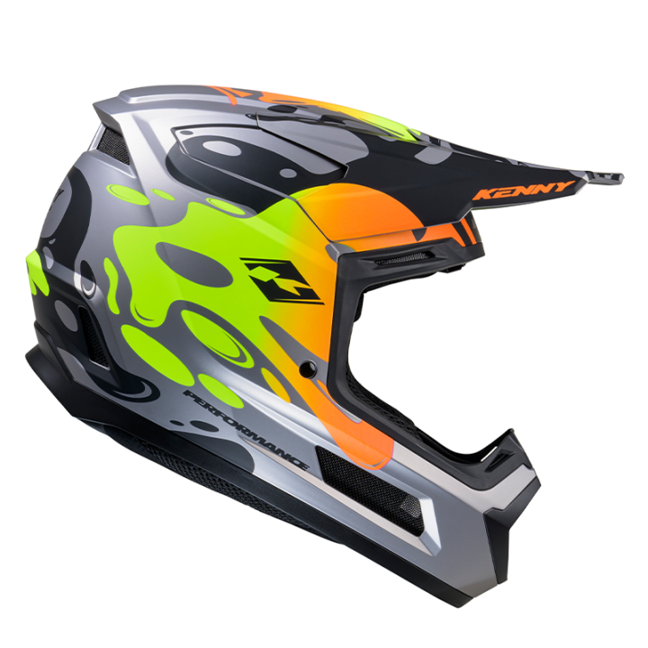 Casque KENNY performance graphic steel 2025 | Oxmoto