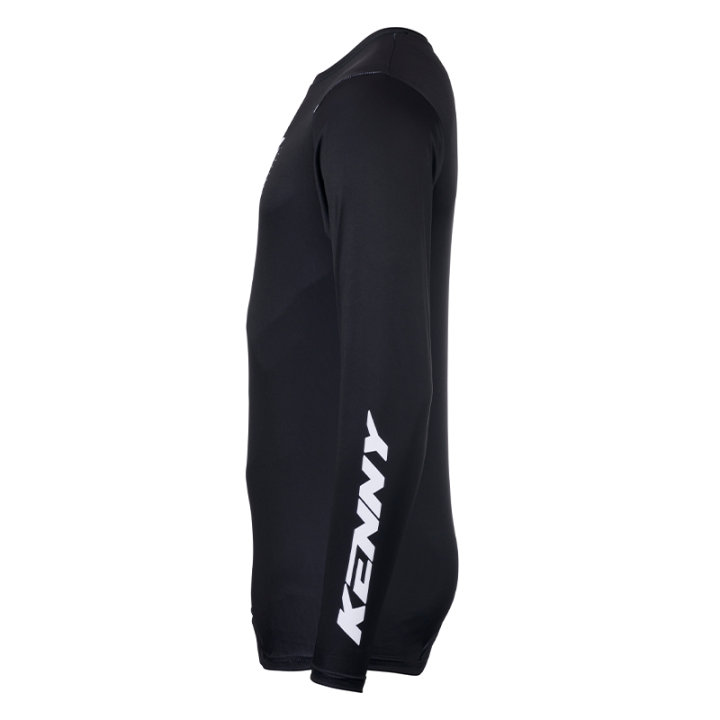 Maillot enfant KENNY track raw noir 2025 | Oxmoto