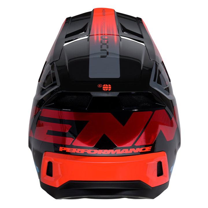 Casque KENNY performance graphic orange 2025 | Oxmoto