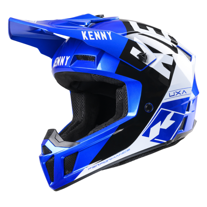 Casque KENNY performance graphic candy bleu | Oxmoto